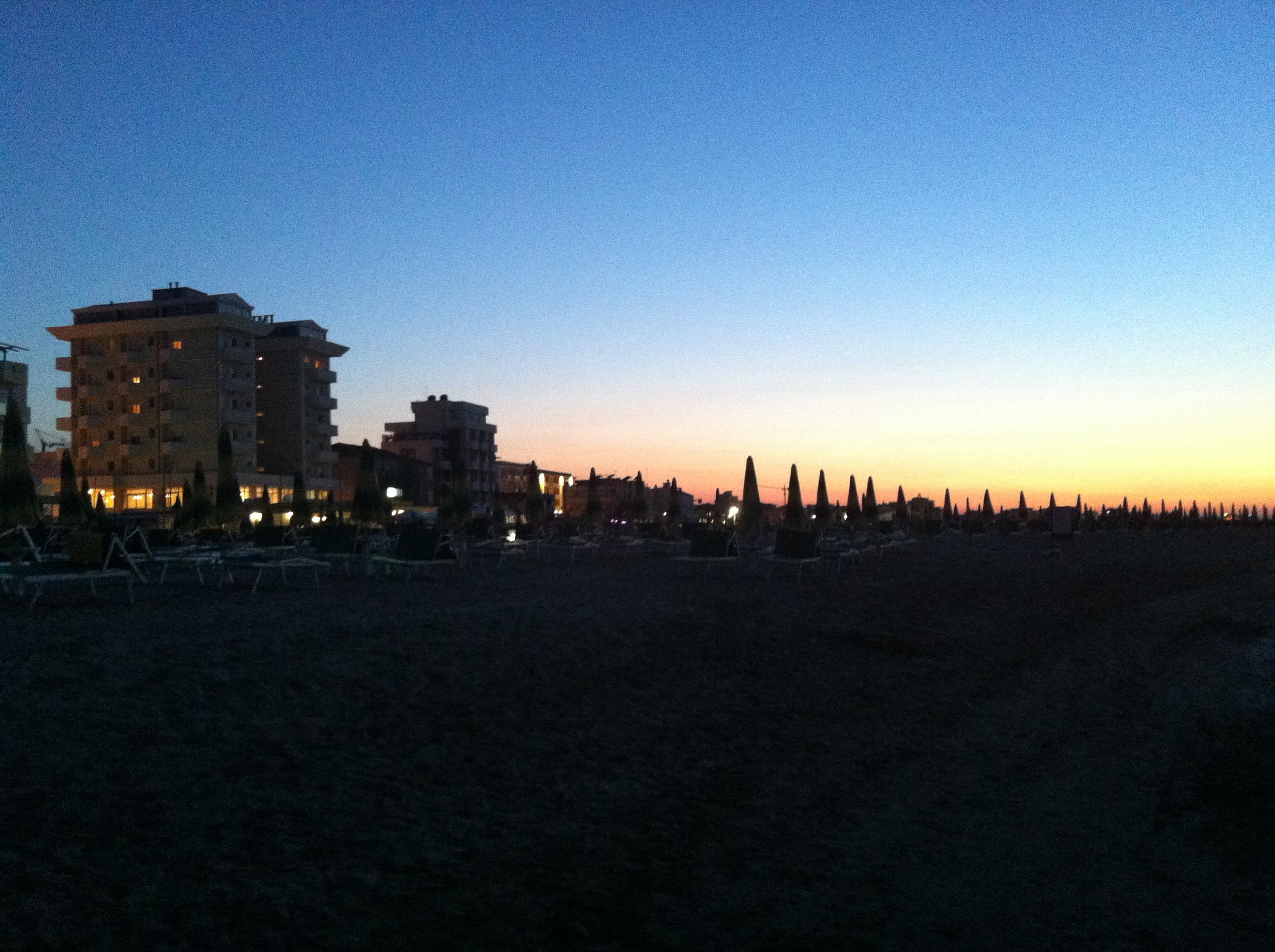 Hotel Imperial Beach Rimini Esterno foto